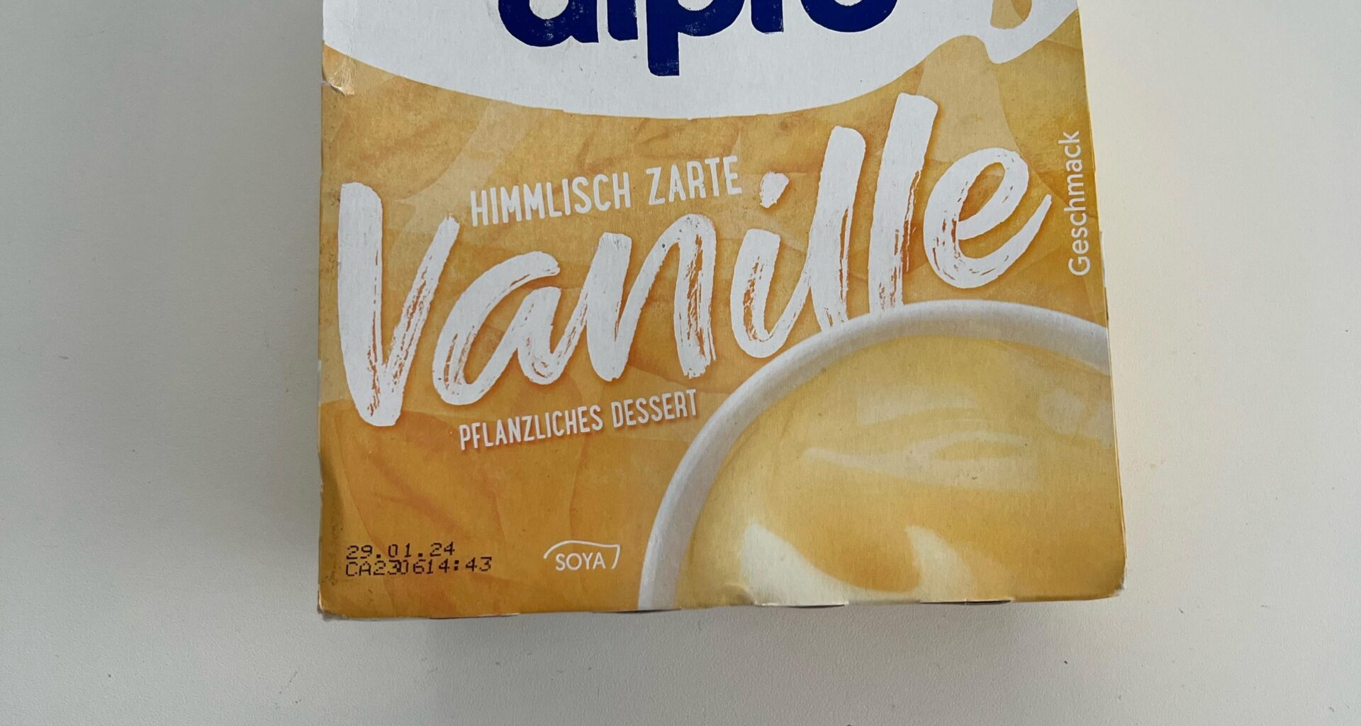 Suche Backrezept für jede Menge Alpro Vanillepudding