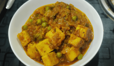 Matar Paneer.