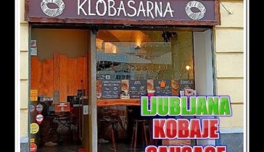 Klobasarna Ljubljana Slovenia fast food kranjska sausage