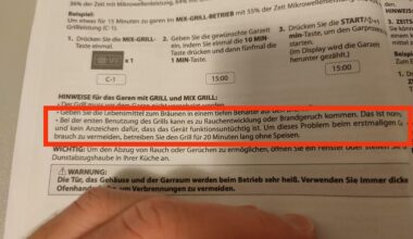 Darf ich die Mikrowelle jetzt im leeren Zustand betreiben oder nicht?