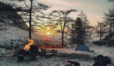 Winter Camping In Norway