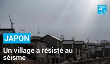 Japon : un village a résisté au séisme grâce à son architecture unique • FRANCE 24