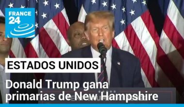 Donald Trump vence a Nikki Haley en las primarias de New Hampshire