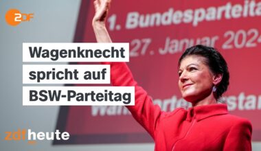 Sahra Wagenknecht spricht auf BSW-Parteitag