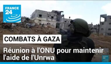 Combats à Gaza, réunion à l'ONU pour maintenir l'aide de l'Unrwa • FRANCE 24