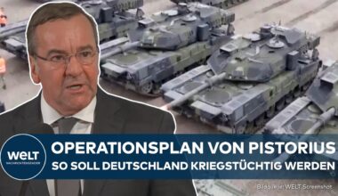 FURCHT VOR RUSSLAND: Operationsplan! Boris Pistorius will Deutschland kriegstüchtig machen