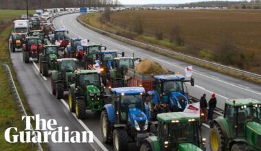 Farmers block roads across Europe to protest rising costs