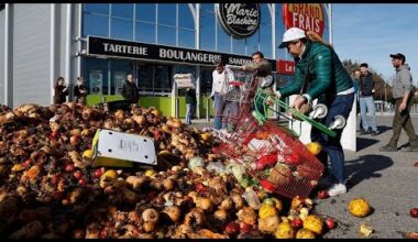 Les agriculteurs ont convergé vers Paris