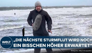 NORDERNEY: Sturmtief „Jitka“ prallt auf die Nordseeküste! Überflutungen sind die Folge