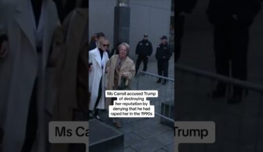 E Jean Carroll leaves court after being awarded $83.3m in defamation case against Donald Trump