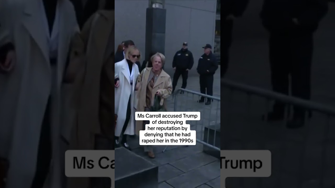 E Jean Carroll leaves court after being awarded $83.3m in defamation case against Donald Trump