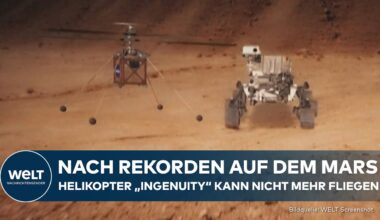 MARS-MISSION: Aus nach Rekord! Hubschrauber "Ingenuity" kann nicht mehr fliegen - Nasa nennt Details