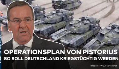 FURCHT VOR RUSSLAND: Operationsplan! Pistorius will Deutschland kriegstüchtig machen