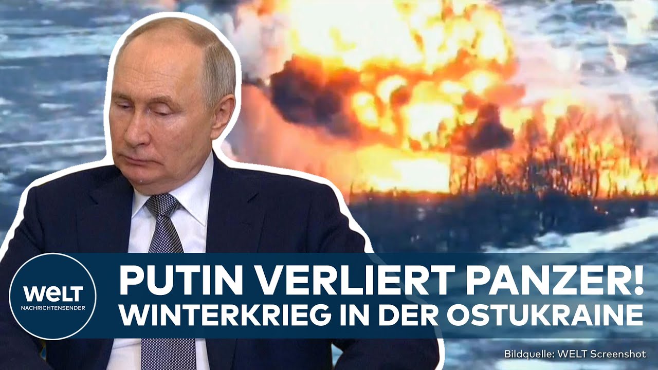 PUTINS KRIEG: Winterkrieg in der Ostukraine - Russen halten trotz hoher Verluste den Druck aufrecht