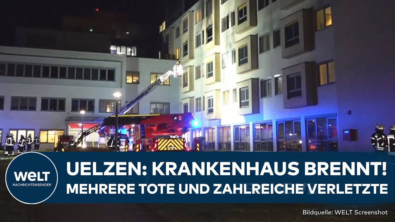 UELZEN: Krankenhaus brennt! Tote und zahlreiche Verletzte bei Feuer - Brandursache noch unklar