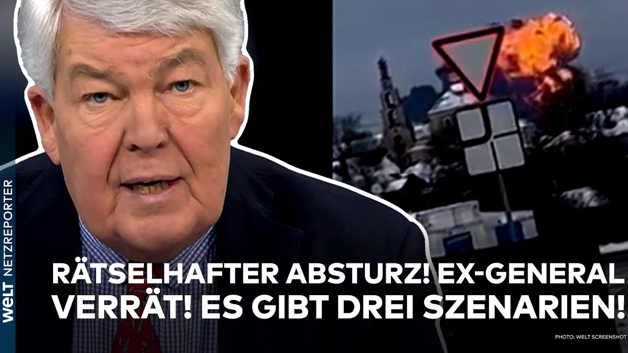 RUSSLAND: Rätselraten nach Absturz von Militärmaschine! Ex-General verrät - es gibt drei Szenarien