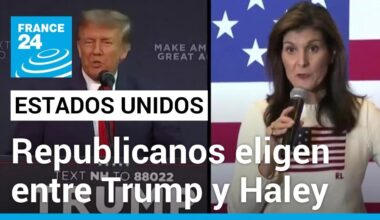 EE. UU.: republicanos eligen entre Donald Trump y Nikki Haley para ir a las presidenciales