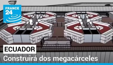 Daniel Noboa presenta plan para construir dos cárceles de máxima seguridad en Ecuador