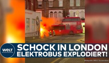 LONDON: Elektrobus explodiert auf der Straße! "Untersuchungen eingeleitet" – Was wir bisher wissen