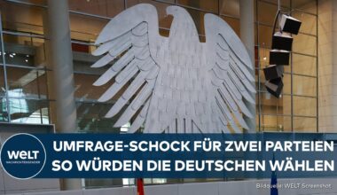 DEUTSCHLAND: Umfrage-Schock! Diese Parteien scheitern an kritischer Hürde im Insa-Meinungstrend