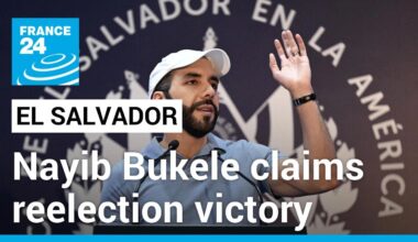 El Salvador's President Bukele claims reelection victory with 'more than 85% of votes' • FRANCE 24