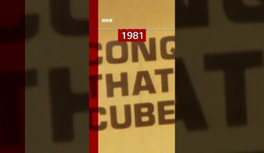 The BBC covering the Rubik’s Cube craze dominating the 1980s. #BBCNews