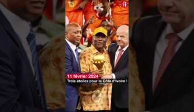 CAN 2024 : Trois étoiles sur le maillot pour la Côte d'Ivoire ! • RFI #afrique #football #can2024