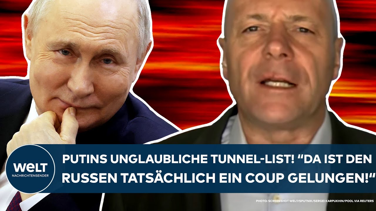 UKRAINE-KRIEG: "Es ist den Russen tatsächlich ein Coup gelungen!" Unglaubliche Tunnel-List von Putin