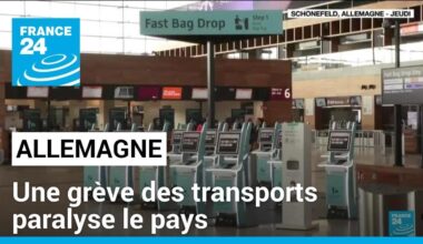 L'Allemagne de nouveau bloquée par une grève des transports • FRANCE 24