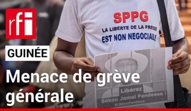 Guinée : le journaliste Sékou Jamal Pendessa en prison, ultimatum pour sa libération • RFI