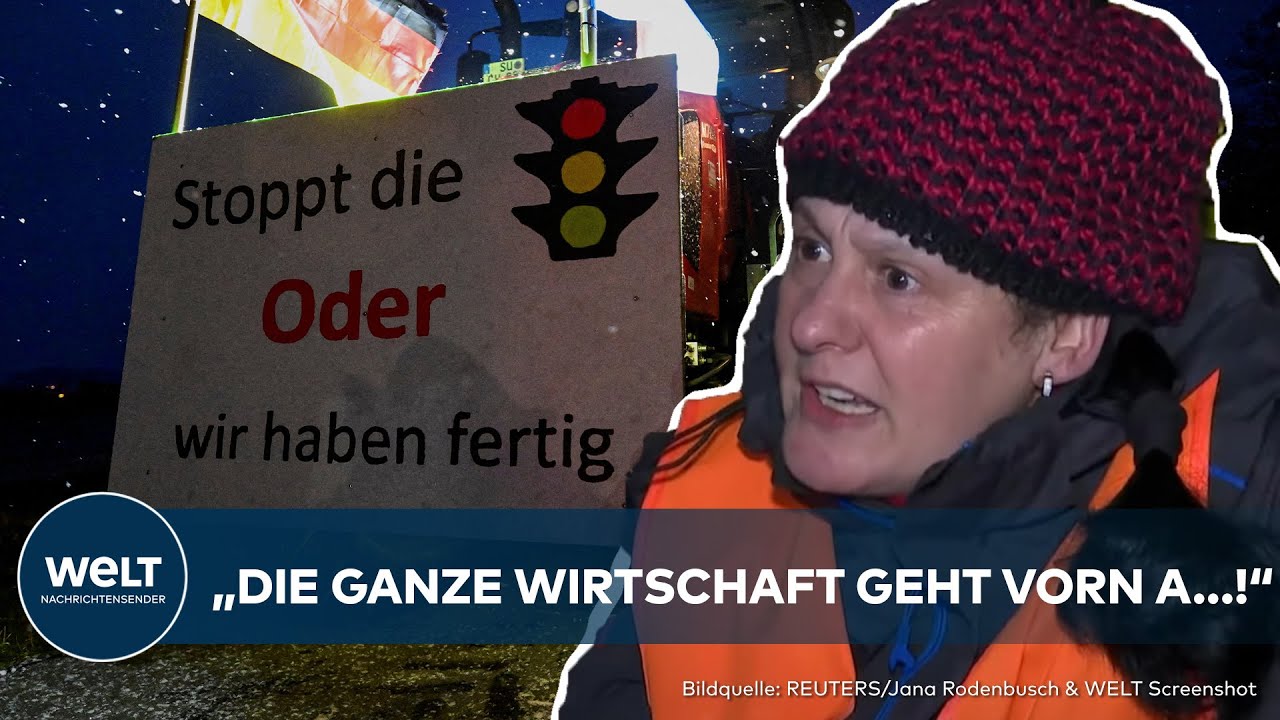 KOBLENZ: Aus Protest gegen die Ampel - Bauernproteste blockieren Lager von Discountern!