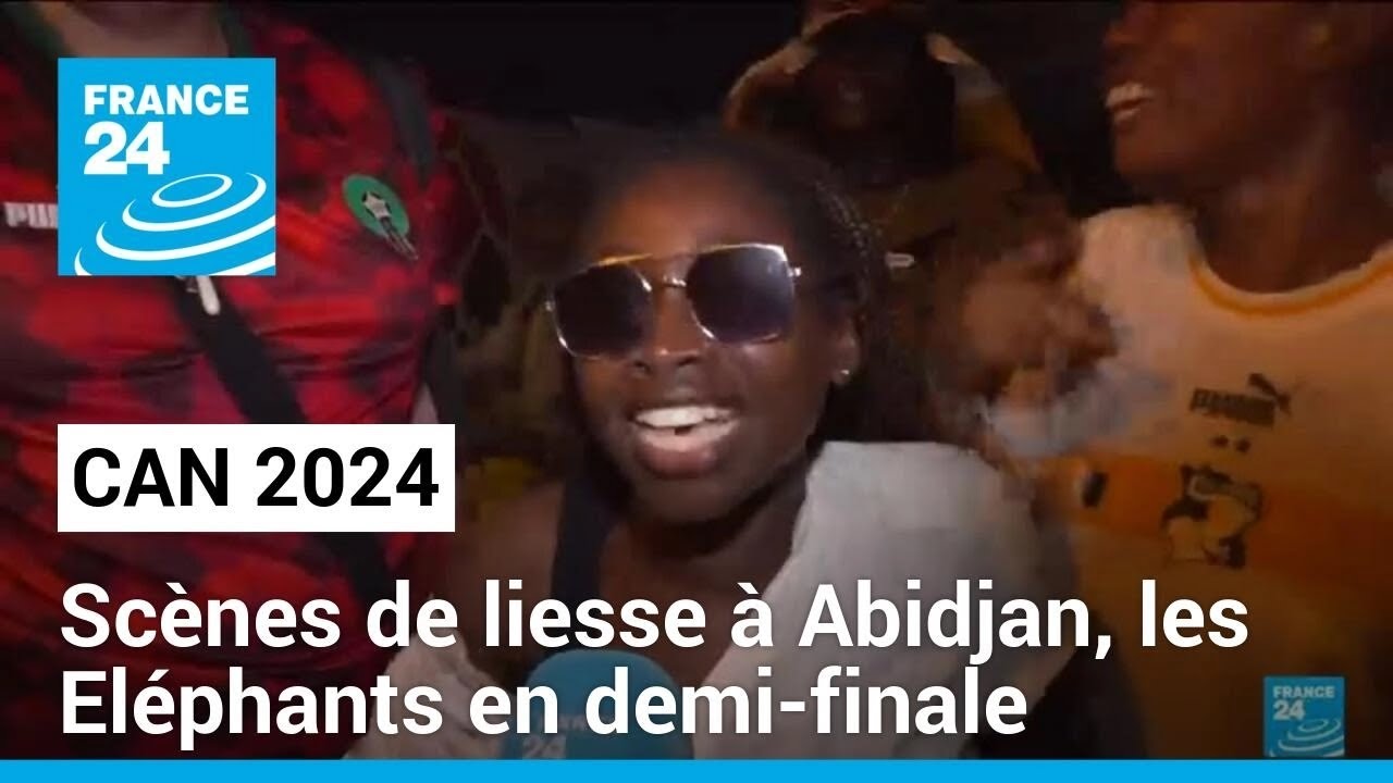 CAN 2024 : à Abidjan, des scènes de liesse après la victoire in extremis des Élephants face au Mali