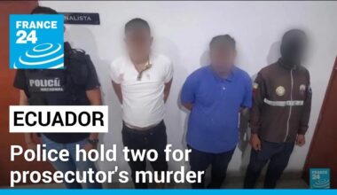 Ecuador police hold two for prosecutor's murder, soldiers raid prison • FRANCE 24 English