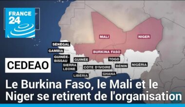 Les trois juntes : Burkina Faso, Mali et Niger quittent la CEDEAO • FRANCE 24