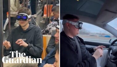 Safety concerns after people filmed using Apple Vision Pro headset