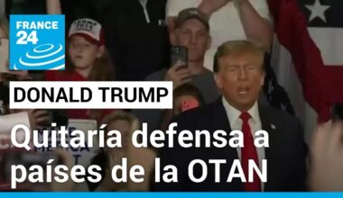 Donald Trump amenazó a países de la OTAN con quitarles la defensa si se retrasan en pagos