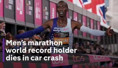 Kelvin Kiptum: Men’s marathon world record holder dies in car crash