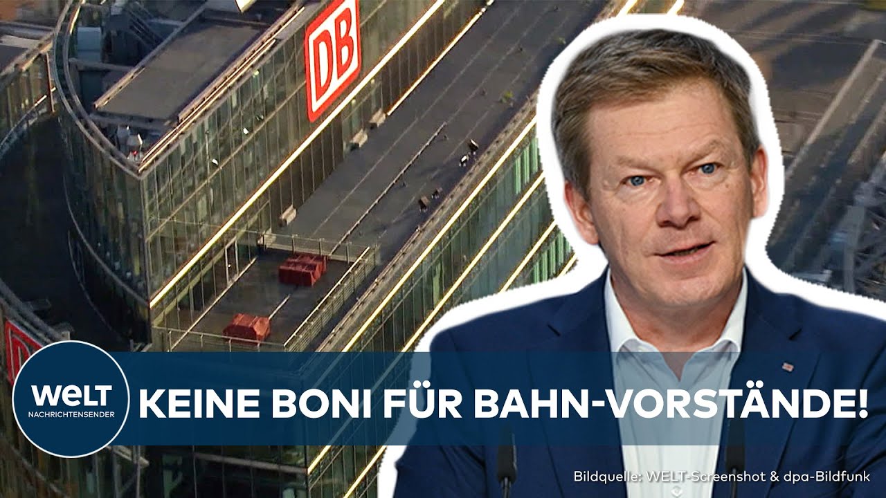 DEUTSCHE BAHN: Vorstände bekommen keine Bonuszahlungen für das Jahr 2023