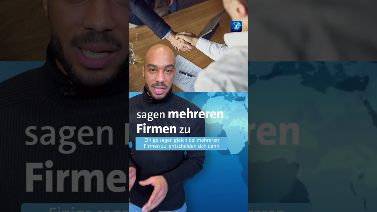 Neben Verliebten leiden auch Personaler:innen unter dem Phänomen. #ghosting #tagesschau #shorts