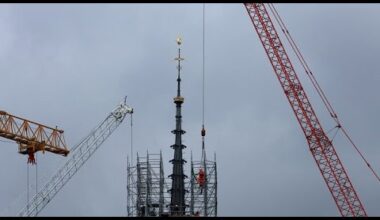 Paris : la flèche de Notre-Dame dévoilée