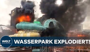 SCHWEDEN: "Umgebung wurde evakuiert!" Großbrand in Wasserpark während Bauarbeiten! Was wir wissen