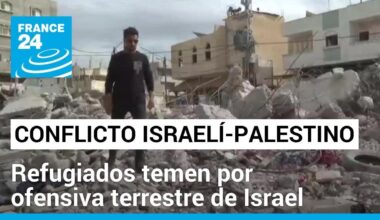 Refugiados en Rafah temen por una posible incursión terrestre israelí • FRANCE 24 Español