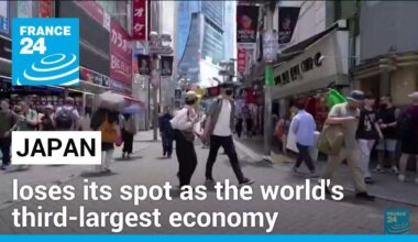 Japan falls into fourth place behind Germany among world's largest economies • FRANCE 24 English