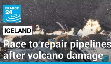 Icelanders race to repair pipelines after volcano damage • FRANCE 24 English