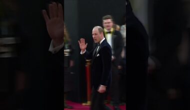 Prince William arrives at BAFTA Film Awards