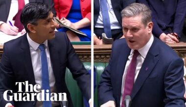 Keir Starmer and Rishi Sunak attack each other's track records at PMQs