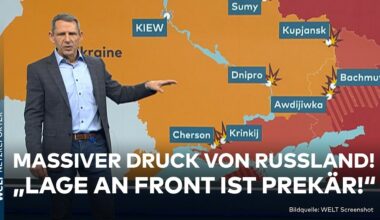 PUTINS KRIEG: Massiver Druck auf Front! Russland stürmt weiter vor! Ukraine verstärkt Verteidigung