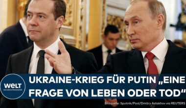 KAMPF UM UKRAINE: Für Putin ist Krieg gegen Kiew eine Schicksalsfrage - Medwedew droht mit Atomkrieg