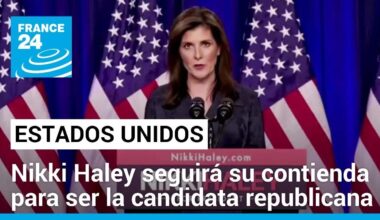 EE. UU.: Nikki Haley seguirá en contienda republicana incluso si pierde en Carolina del Sur