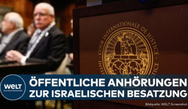 DEN HAAG: Anhörung zu Israels Vorgehen in besetzten Gebieten startet vor Internationalen Gerichtshof